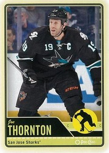 #466 Joe Thornton - San Jose Sharks - 2012-13 O-Pee-Chee Hockey