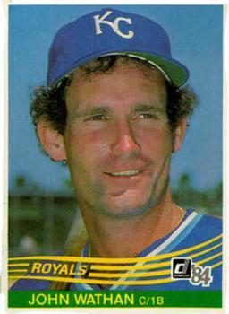 #466 John Wathan - Kansas City Royals - 1984 Donruss Baseball