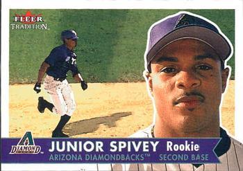#466 Junior Spivey - Arizona Diamondbacks - 2001 Fleer Tradition Baseball