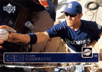 #466 Sean Burroughs - San Diego Padres - 2003 Upper Deck Baseball