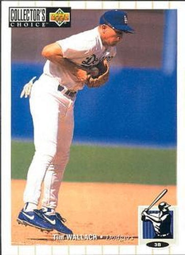 #466 Tim Wallach - Los Angeles Dodgers - 1994 Collector's Choice Baseball