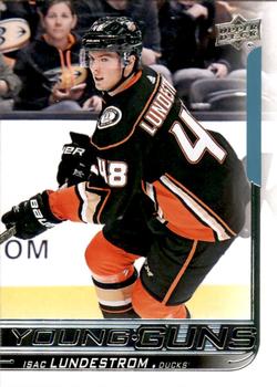 #466 Isac Lundestrom - Anaheim Ducks - 2018-19 Upper Deck Hockey