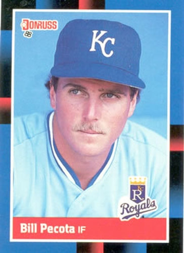 #466 Bill Pecota - Kansas City Royals - 1988 Donruss Baseball