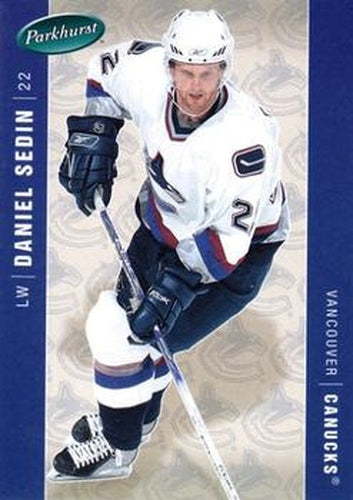 #466 Daniel Sedin - Vancouver Canucks - 2005-06 Parkhurst Hockey