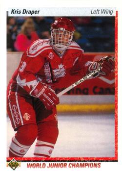#466 Kris Draper - Canada - 1990-91 Upper Deck Hockey