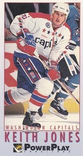 #466 Keith Jones - Washington Capitals - 1993-94 Fleer PowerPlay Hockey