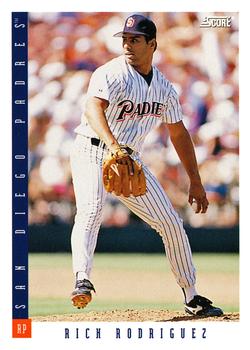 #466 Rich Rodriguez - San Diego Padres - 1993 Score Baseball