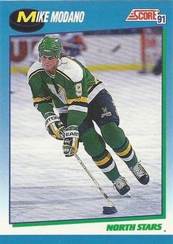 #467 Mike Modano - Minnesota North Stars - 1991-92 Score Canadian Hockey