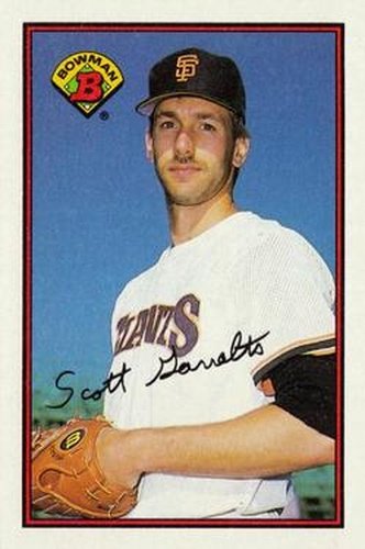 #467 Scott Garrelts - San Francisco Giants - 1989 Bowman Baseball