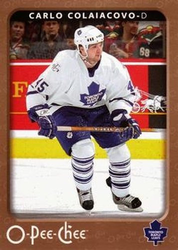 #467 Carlo Colaiacovo - Toronto Maple Leafs - 2006-07 O-Pee-Chee Hockey