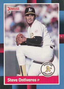 #467 Steve Ontiveros - Oakland Athletics - 1988 Donruss Baseball