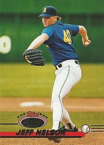 #467 Jeff Nelson - Seattle Mariners - 1993 Stadium Club Baseball