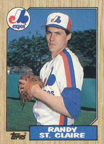 #467 Randy St. Claire - Montreal Expos - 1987 Topps Baseball