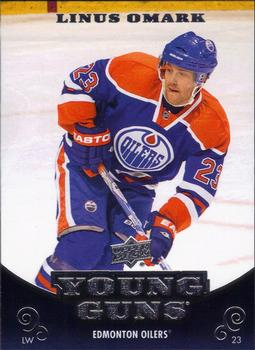 #467 Linus Omark - Edmonton Oilers - 2010-11 Upper Deck Hockey