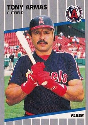 #467 Tony Armas - California Angels - 1989 Fleer Baseball