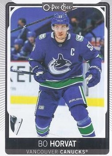 #467 Bo Horvat - Vancouver Canucks - 2021-22 O-Pee-Chee Hockey
