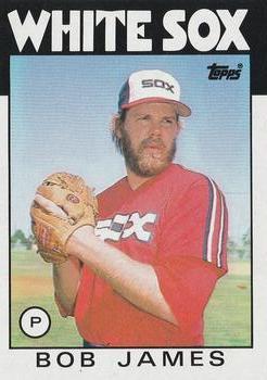 #467 Bob James - Chicago White Sox - 1986 Topps Baseball