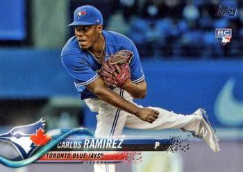 #467 Carlos Ramirez - Toronto Blue Jays - 2018 Topps Baseball
