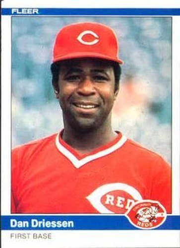 #467 Dan Driessen - Cincinnati Reds - 1984 Fleer Baseball