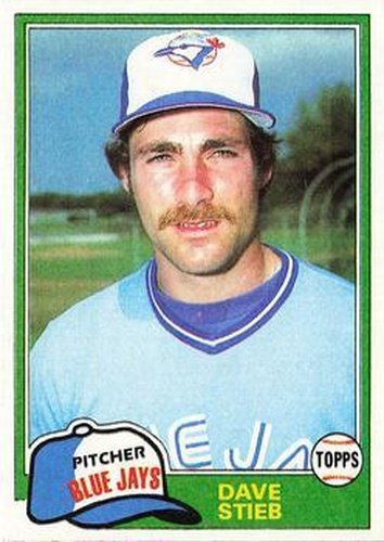 #467 Dave Stieb - Toronto Blue Jays - 1981 Topps Baseball