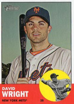 #467 David Wright - New York Mets - 2012 Topps Heritage Baseball