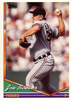 #467 Joe Boever - Detroit Tigers - 1994 Topps Baseball