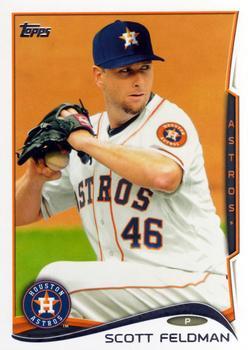 #467 Scott Feldman - Houston Astros - 2014 Topps Baseball