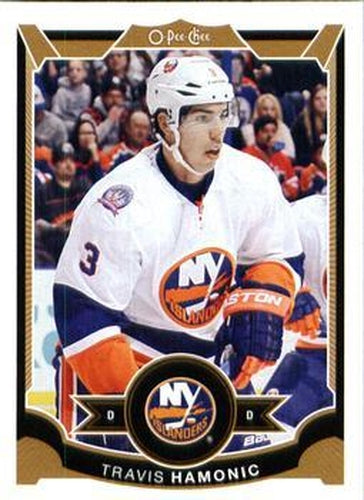 #467 Travis Hamonic - New York Islanders - 2015-16 O-Pee-Chee Hockey