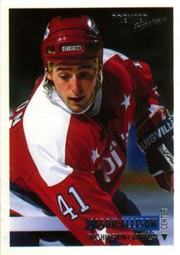 #467 Jason Allison - Washington Capitals - 1994-95 O-Pee-Chee Premier Hockey