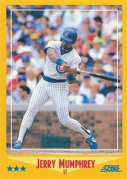 #467 Jerry Mumphrey - Chicago Cubs - 1988 Score Baseball
