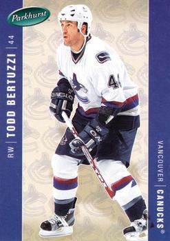 #468 Todd Bertuzzi - Vancouver Canucks - 2005-06 Parkhurst Hockey