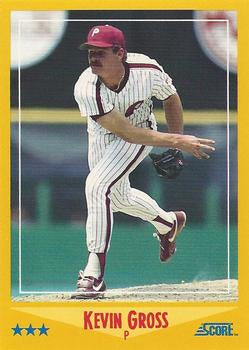 #468 Kevin Gross - Philadelphia Phillies - 1988 Score Baseball