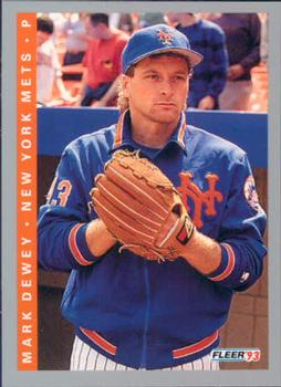 #468 Mark Dewey - New York Mets - 1993 Fleer Baseball