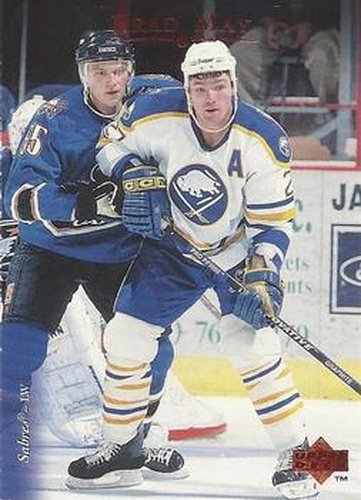 #468 Brad May - Buffalo Sabres - 1995-96 Upper Deck Hockey