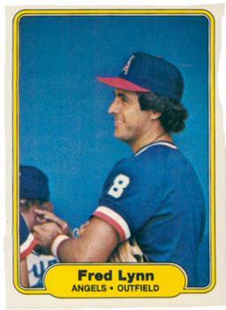 #468 Fred Lynn - California Angels - 1982 Fleer Baseball