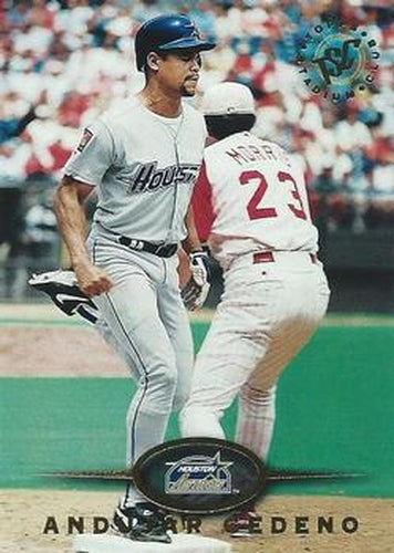#468 Andujar Cedeno - Houston Astros - 1995 Stadium Club Baseball