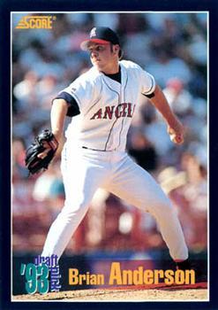 #468 Brian Anderson - California Angels -1994 Score Baseball