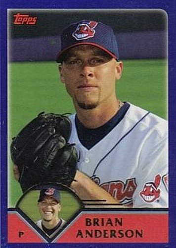 #468 Brian Anderson - Cleveland Indians - 2003 Topps Baseball