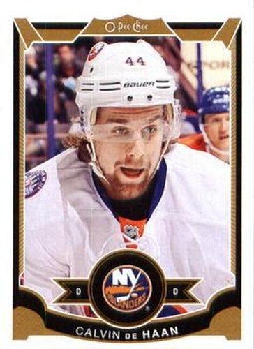 #468 Calvin de Haan - New York Islanders - 2015-16 O-Pee-Chee Hockey