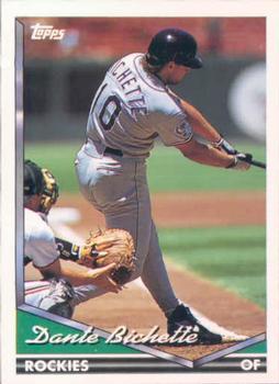 #468 Dante Bichette - Colorado Rockies - 1994 Topps Baseball