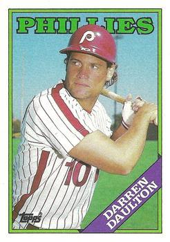 #468 Darren Daulton - Philadelphia Phillies - 1988 Topps Baseball