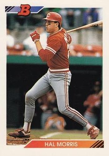 #468 Hal Morris - Cincinnati Reds - 1992 Bowman Baseball