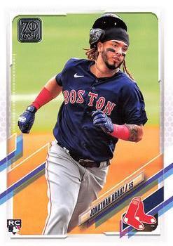#468 Jonathan Arauz - Boston Red Sox - 2021 Topps Baseball