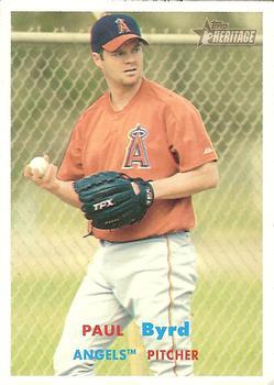 #468 Paul Byrd - Los Angeles Angels - 2006 Topps Heritage Baseball