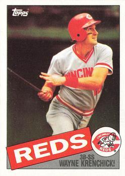 #468 Wayne Krenchicki - Cincinnati Reds - 1985 Topps Baseball