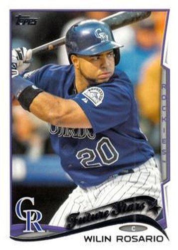 #468 Wilin Rosario - Colorado Rockies - 2014 Topps Baseball