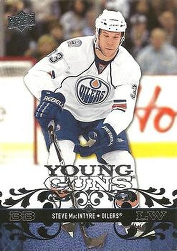 #468 Steve MacIntyre - Edmonton Oilers - 2008-09 Upper Deck Hockey