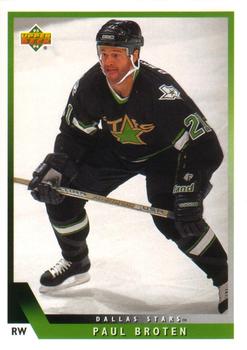 #468 Paul Broten - Dallas Stars - 1993-94 Upper Deck Hockey