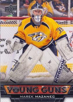 #468 Marek Mazanec - Nashville Predators - 2013-14 Upper Deck Hockey