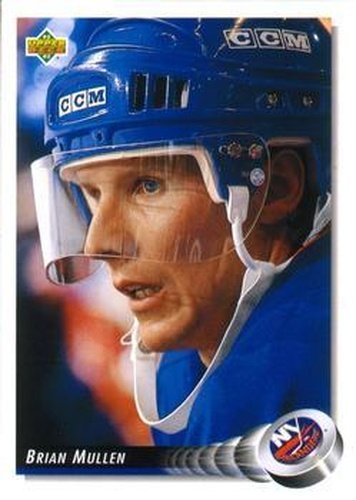 #468 Brian Mullen - New York Islanders - 1992-93 Upper Deck Hockey